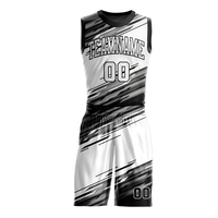 Ventes en gros d'uniformes de basket-ball personnalisés pour hommes, ensembles professionnels respirants, chemises confortables et sèches, maillots de basket-ball bon marché