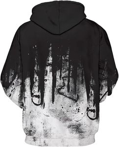 Sudadera con Capucha para Hombre, 100% Algodón, Impresión 3D, Sudadera de Invierno con Bolsillos, Atuendo Moderno, Felpa - Product Image 6