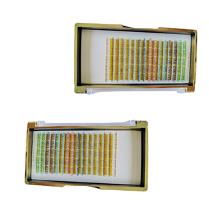 2023 belle personnalisé privé 16 lignes paillettes Extensions de cils professionnel noir 0.15mm fabriqué Vietnam Extension de cils - Product Image 2