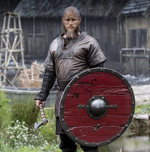 Vikingo Ragnar Auténtico Battleworn Hecho a mano Viking Shield Artículos regalados para amantes de la guerra - Product Image 1