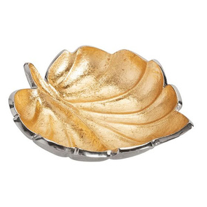 Plateau de service en aluminium de forme feuille, certifié CE, de la marque ASWAN INTERNATIONAL, avec logo et couleur personnalisés pour les restaurants - Product Image 5