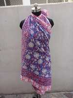 Bufanda de algodón India hecha a mano, chal de verano, Material Modal, estampado de bloque de mano, Pareo Floral, Sarong, ropa de playa Sexy, lote al por mayor
