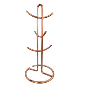 Nouvelle arrivée en acier inoxydable tasse à café support mural argent fini debout multifonctionnel cuisine support de table - Product Image 4