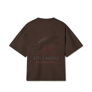 Camisetas de Corte Holgado Estilo Urbano, Transpirables, con Logotipo Personalizado - Product Image 2