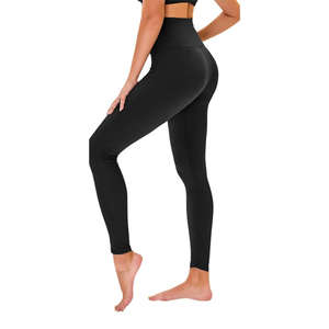 Leggings deportivos OEM para Mujer | Pantalones de Yoga de cintura alta transpirables con control de barriga y dos bolsillos laterales - Product Image 4