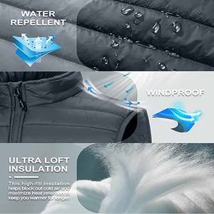 Blouson matelassé unisexe personnalisé 2025 pour hommes et femmes, blouson matelassé respirant pour hommes, blouson d'hiver, téléchargé par Dress Sports - Product Image 5