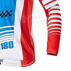 Haut de cyclisme haute performance à coupe personnalisée Chemise de vélo à séchage rapide avec techniques imprimées respirantes pour l'équitation en plein air - Product Image 4