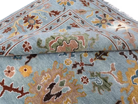 Luxury Wool Moroccan Abstract Hand Knotted Rugs 8x14 9x12 Multi Color Handmade Eco-Friendly Anti-Slip Low Pile Thick 1 Piece