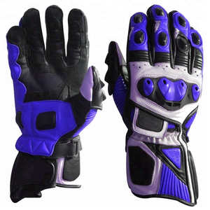 Guantes de moto con logotipo personalizado, guantes de moto de dedos completos, guantes protectores de moto - Product Image 1