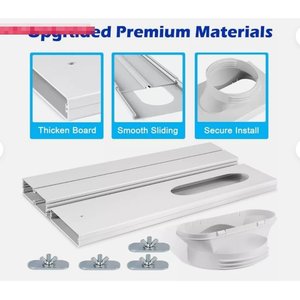 Kit de Ventilación para Aire Acondicionado Portátil de 69 Pulgadas, Universal para Ventanas Corredizas - Product Image 6