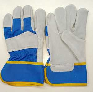 Meilleures ventes Gants de gréement canadiens en cuir de vache fendu de taille XL Gants de sécurité ignifuges pour travaux de soudage et de jardinage - Product Image 4