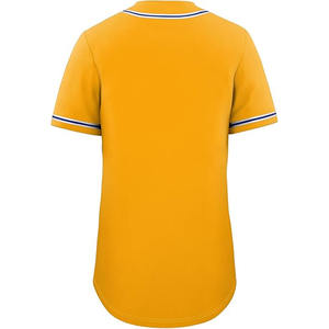 Uniforme de baseball noir pur avec broderie personnalisée Chemise de softball vierge Maillot de baseball personnalisé pour homme - Product Image 5