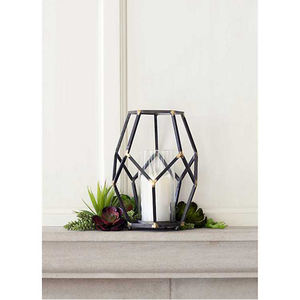 Luxury Hexagon Glass T-Light <b>Candle</b> <b>Holder</b> for Christmas High Quality Metal Glass T Light <b>Candle</b> <b>Holder</b> for Wedding Decorations - Product Image 3