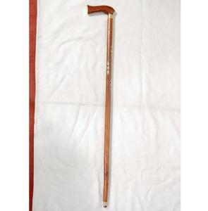 Bastón de madera con incrustaciones de latón Bastones ergonómicos cómodos | Sistema antigolpes Altura ajustable por AYAANS CREATIONS - Product Image 1