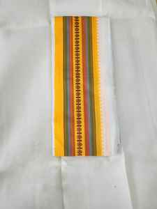 Custom Made 100% Cotton Handwoven Angvastaram <b>Scarf</b> Elegant & Breathable Traditional Shawl with Timeless Style for Resale - Product Image 3