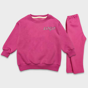 ชุดวอร์มสำหรับเด็กชุดวิ่งแนวสตรีทเป็นมิตรกับสิ่งแวดล้อมชุดวิ่งแบบสีพื้นพร้อมสเวตเชิ้ตขนาดพิเศษสำหรับฤดูใบไม้ผลิ - Product Image 2