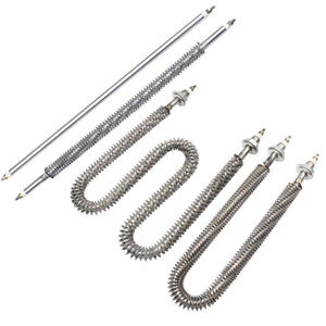 Industrial W Shape Finned Tubular Air Heater Stainless Steel Electric Straight <b>Heating</b> <b>Element</b> Drying <b>Oven</b> System - Product Image 1