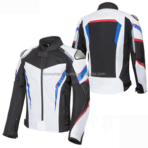 แจ็คเก็ตมอเตอร์ไซค์สำหรับผู้ชายรุ่นใหม่คุณภาพสูง ผลิตจากผ้าคอร์ดูร่า ทนทาน ปลอดภัย เหมาะสำหรับการแข่งรถ - Mono Riders - Product Image 5