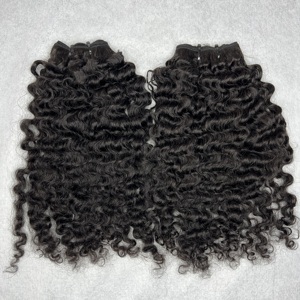 Paquets bouclés birmans cheveux vierges à cuticules alignées, trame de génie des cheveux bouclés birmans vietnamiens, cheveux vietnamiens bruts de qualité 10A - Product Image 4