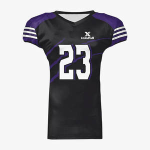 Maillot de football américain respirant et à séchage rapide, imprimé, grande taille, manches courtes, pour la performance sportive, l'entraînement et le fitness - Product Image 1