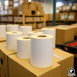 Etiquetas Adhesivas Térmicas de 10x15 cm para Mensajería, Resistentes al Agua, Etiquetas Promocionales en Rollo, Paquete de 1000 - Product Image 6