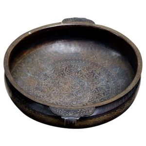 แฮนด์เมดโบราณทองทองเหลืองแบบดั้งเดิมใต้อินเดียชามกระถางดอกไม้สวนหม้อสำหรับตกแต่งบ้านราคาที่ดีที่สุด SND-34 - Product Image 3