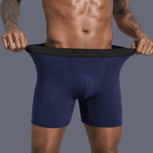 Calzoncillos bóxer deportivos para hombre, ropa interior de bambú auténtico, cómodo, antirozaduras, sin espalda, de cintura alta, OEM y ODM - Product Image 6
