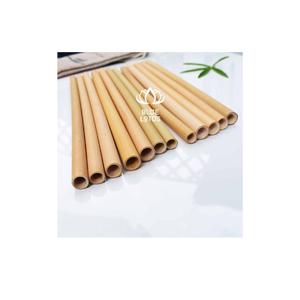 Paille en bambou pour boissons, écologique, lotus bleu, vente chaude - Product Image 4