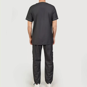 High quality Perfect Fit <b>Doctor</b> Uniform Medical Nursing Scrubs for Men Breathable Customized Medical Scrub <b>Sets</b> for Men's - Product Image 2