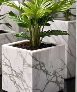 Maceta de Jardín de Estilo Rústico Artificial, Moderna y Decorativa, para Flores, para Uso en Interiores, Exteriores, Hogar, Oficina, Balcón y Patio - Product Image 3