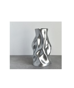 แจกันดอกไม้โลหะทันสมัยคุณภาพสูง งานแฮนด์เมดสวยงาม ปรับแต่งสีและโลโก้ได้ ของตกแต่งบ้าน ของประดับงานแต่งงาน ตกแต่งโต๊ะอย่างหรูหรา - Product Image 6