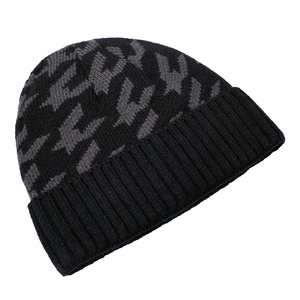 Gorro de Punto Jacquard con Camuflaje Unisex, Puño Acanalado, Cálido para Invierno, Mezcla de Lana Acrílica, Fabricante OEM - Product Image 2