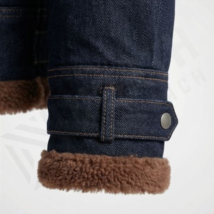Veste en jean streetwear oversize à épaules tombantes pour femme, dernière tendance, couleur ajustable, veste en jean à blocs de couleur, vêtement d'extérieur élégant, couleur personnalisée - Product Image 6