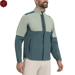 Full Zip Durable Waterproof Hiking Rain Jacket Performance Waterproof Cycling Rain Jacket Pullover Windbreaker <b>Raincoat</b> Quarter - Product Image 1