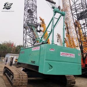 รถเครนไฮดรอลิกแบบตีนตะขาบ Kobelco7050 มือสอง ขนาด 50 ตัน บูมแบบ Lattice สูงสุด 51.8 เมตร แบรนด์ญี่ปุ่นแท้ ชั่วโมงการทำงานต่ำ ได้รับการรับรองมาตรฐาน CE - Product Image 6