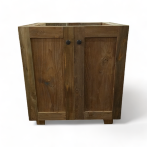 Lujoso gabinete de baño individual de madera de teca reciclada, muebles para el hogar de tocador de baño de madera reciclada de Indonesia para Hotel - Product Image 5