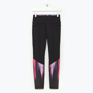 Women's High-Waist Fitness Scrunch-Butt Gym Leggings Quick Dry Fold-Tight Band Fashionable Rhinestone-Technique - Product Image 4