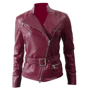 Chaqueta de motorista profesional Slim Fit texturizado en relieve en cuero de cabra Mayorista de calidad fabrica chaqueta de moto - Product Image 1