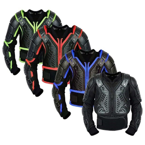Chaqueta de Motociclismo con Protección Certificada CE, Chaqueta de Motociclismo Profesional de Carreras con Protección para Hombros, Codos y Espalda - Product Image 6