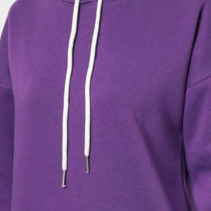 Sudadera con Capucha de Algodón Grueso para Mujer, Personalizada, Ecológica, de Manga Larga, con Hombros Caídos, para Otoño - Product Image 3