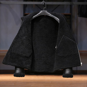 Veste en cuir de qualité supérieure 2025 pour homme Vestes grande taille avec fermeture éclair en cuir Pu Veste en cuir pour homme de moto - Product Image 2