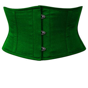 Factory Wholesale Shapewear Steel Boned Underbust Cincher Wedding Waist <b>Trainer</b> Cotton Satin Brocade Corset Sale - Product Image 2