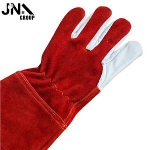 Soudeur de sécurité personnalisé travail à la main gants de soudage CE en cuir Tig Arc Mig en peau de chèvre argon vente en gros - Product Image 5