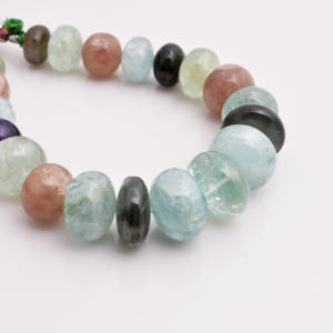 Cuentas Lisas de Gemas Mixtas Naturales de 8 Pulgadas para la Elaboración de Joyería Fina - Product Image 5