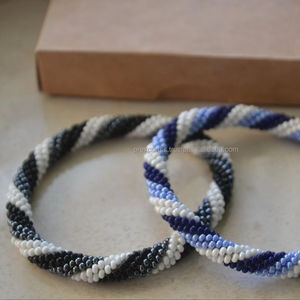 Beaded Tube Charm <b>Bracelet</b> Seed <b>Beads</b> Elastic Colorful Pattern Luxury Unisex Jewelry Fashion Accessory Gift Wholesale Custom - Product Image 6