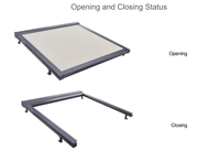 Auvent pliant de toit facile à installer pour balcon Auvent de lucarne rétractable personnalisé pour pergola et véranda