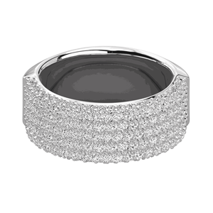 Anillo de Bodas de Diamantes Redondos para Ella - Product Image 2