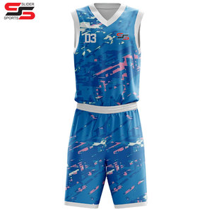 Uniforme de basket-ball réversible personnalisé imprimé pour hommes, design double couche, sans manches, respirant, séchage rapide, antibactérien, pour l'été - Product Image 3