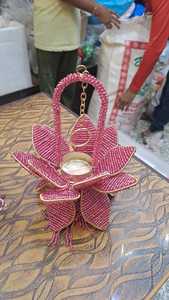 ที่แขวนเมล็ดแก้วพร้อมลูกปัดสีทองมีให้เลือกหลากหลายสีสำหรับเป็นของขวัญเหมาะสำหรับการขายต่อ - Product Image 4