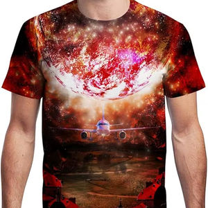 Eleve su armario con la camiseta de poliéster Ultimate Comfort para hombre sublimación de alta calidad - Product Image 1